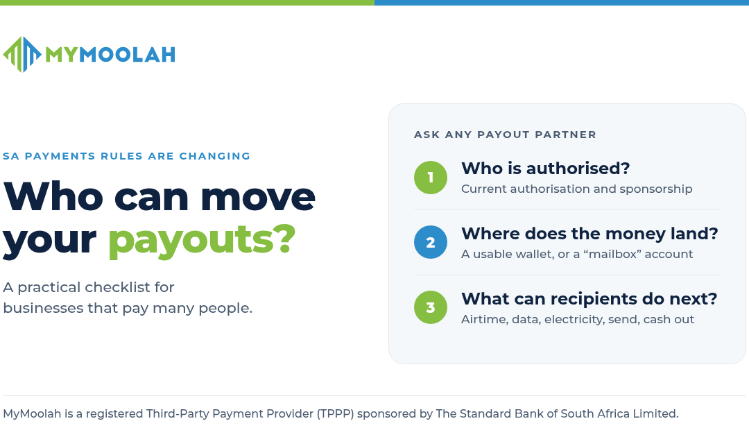 Who Can Move Your Payouts? What SA’s Changing Payments Rules Mean for Businesses That Pay Many People